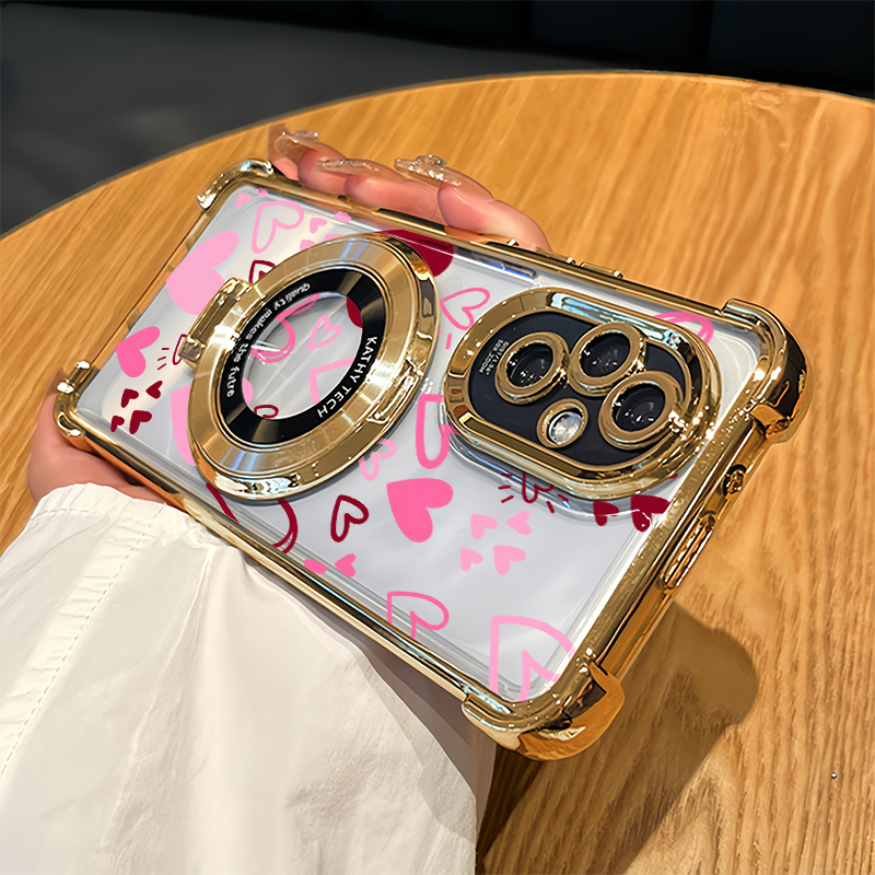 Oppo A78 - غطاء هاتف بنمط قلب الحب لـ