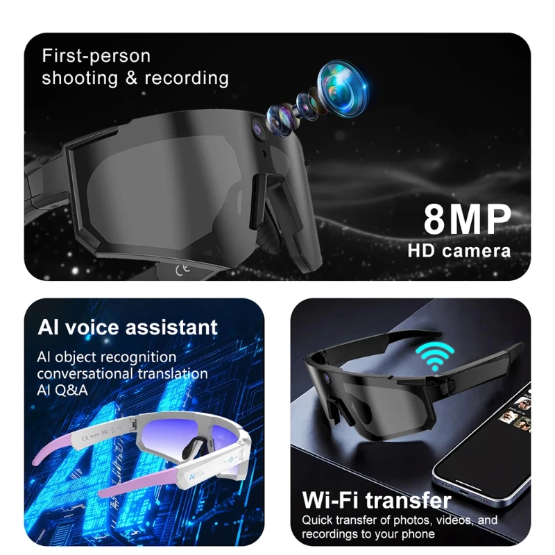 نظارات ون بلس الذكية بتقنية ال - مراجعة Smart Glasses Lens وسعره