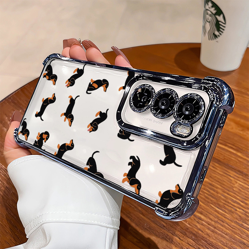 غطاء هاتف بنمط كلب الداشهند ال - مراجعة Oppo Reno 12 وسعره